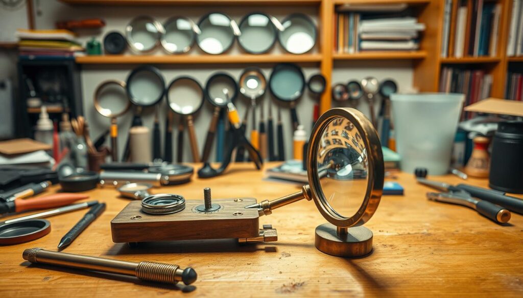 DIY magnifying glass project DIY magnifying glass project