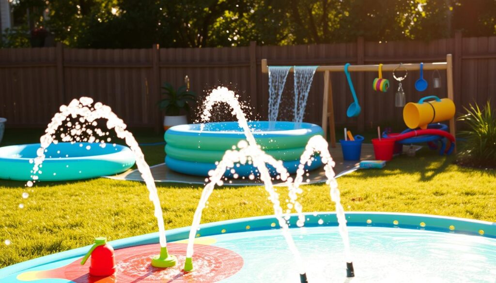 DIY water play stations DIY water play stations