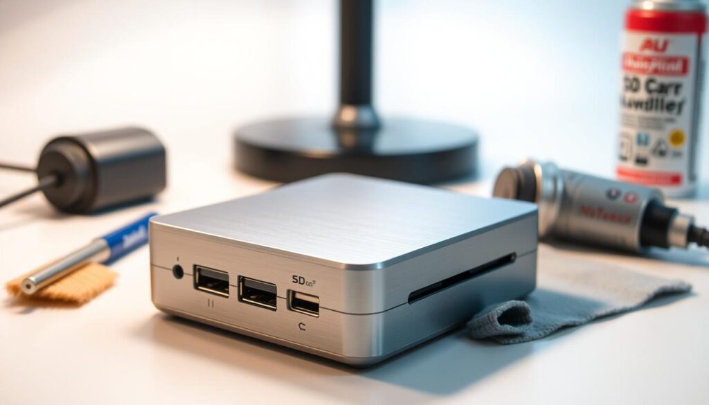 SD card reader maintenance