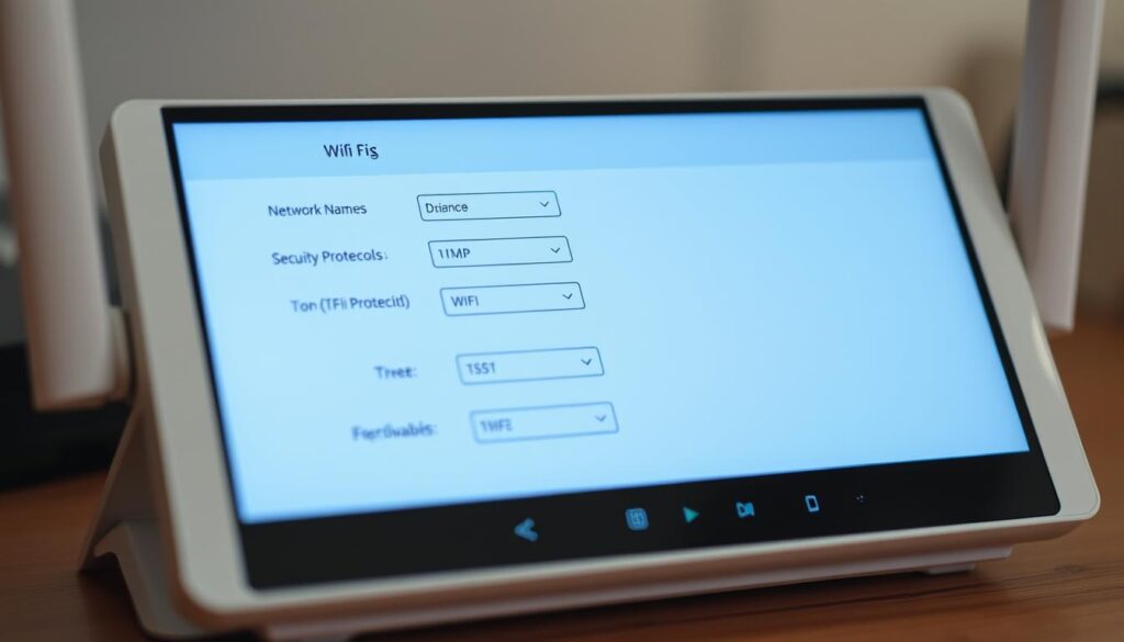 WiFi configuration settings WiFi configuration settings