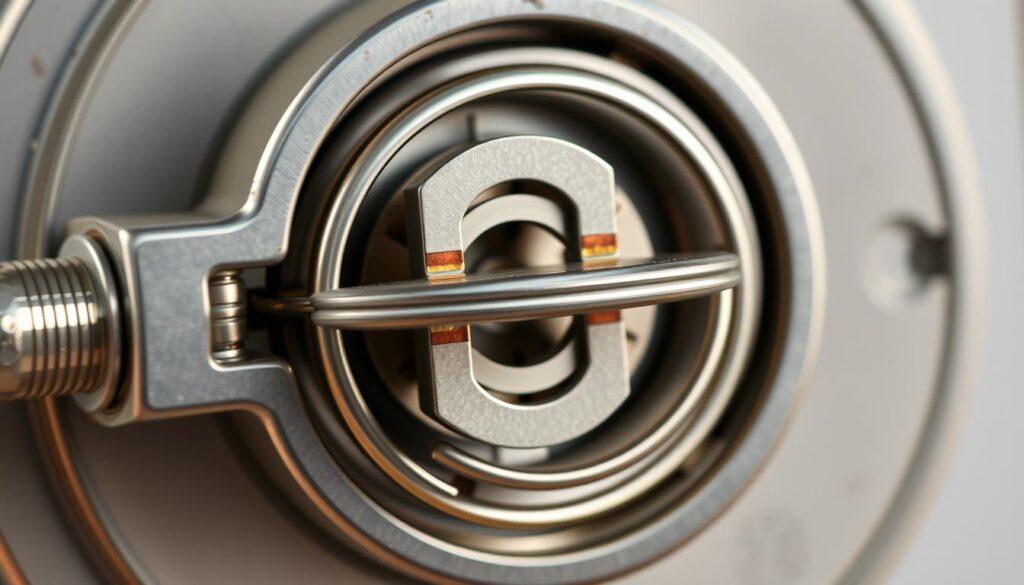bimetallic strip in mechanical thermostat bimetallic strip in mechanical thermostat
