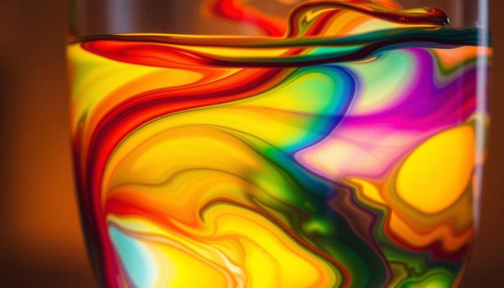 colored liquid layers colored liquid layers