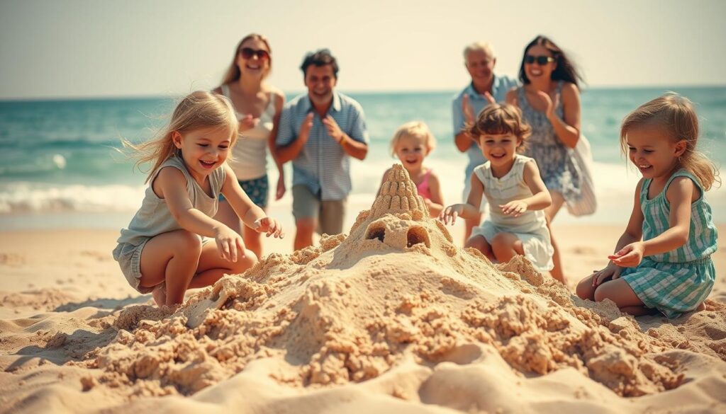 family beach fun family beach fun