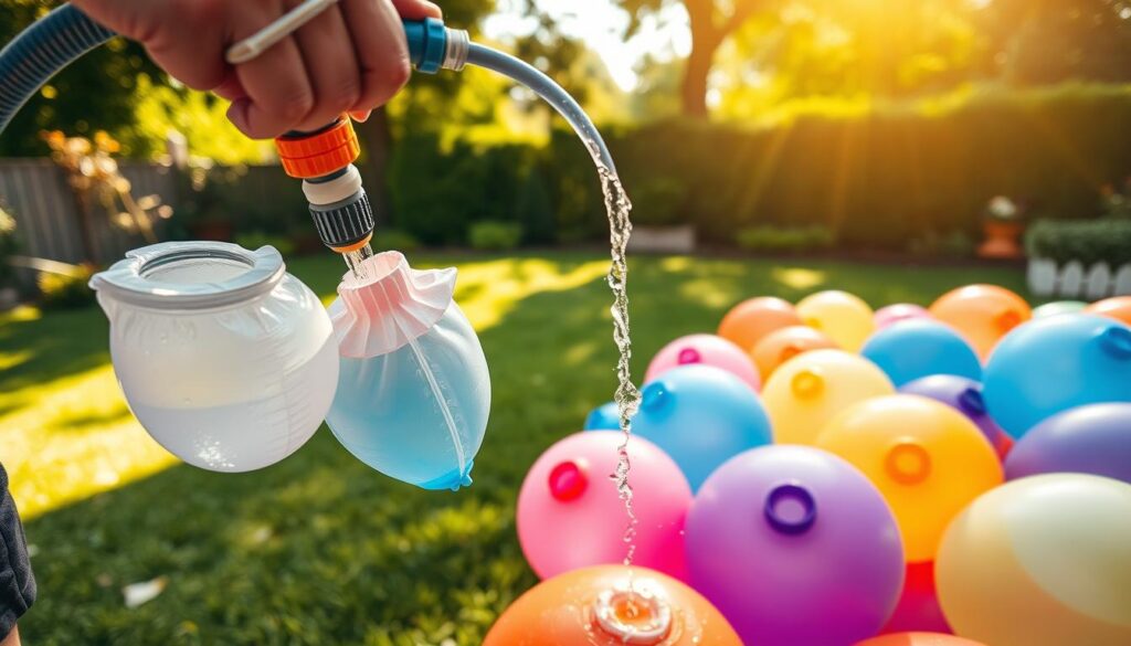 filling water balloons efficiently