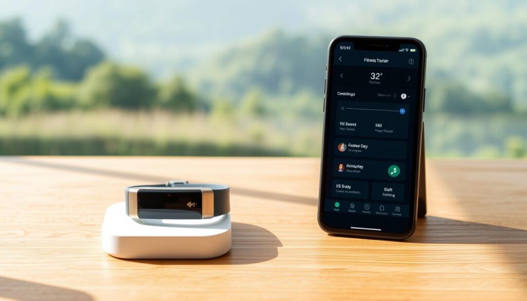 fitness tracker setup