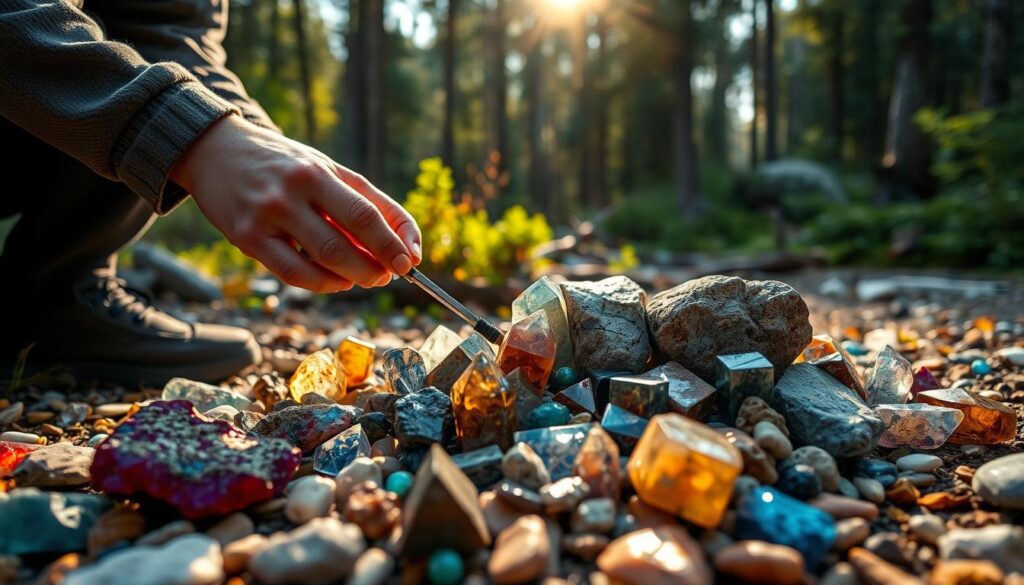 mineral collecting mineral collecting