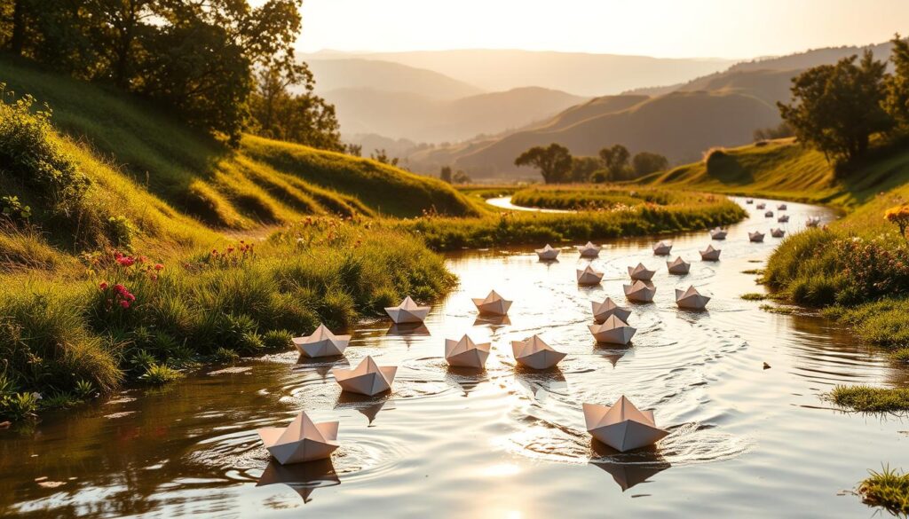 paper boat racing course paper boat racing course