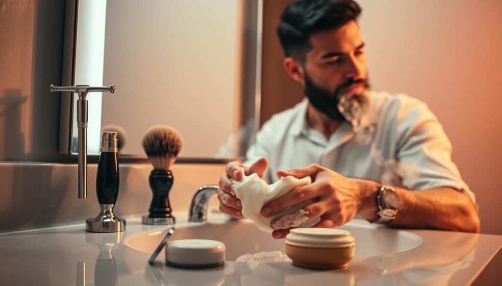 pre-shaving routine pre-shaving routine