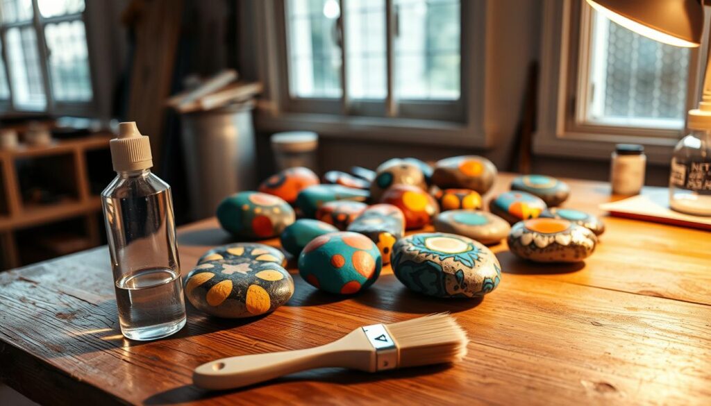 sealing painted rocks sealing painted rocks