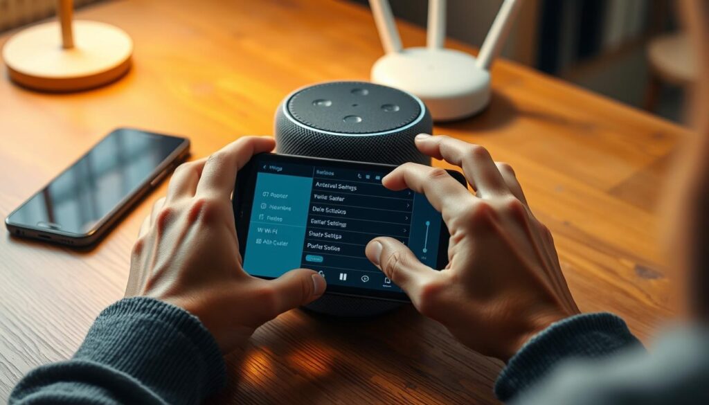 setting up smart speaker Wi-Fi connectivity setting up smart speaker Wi-Fi connectivity