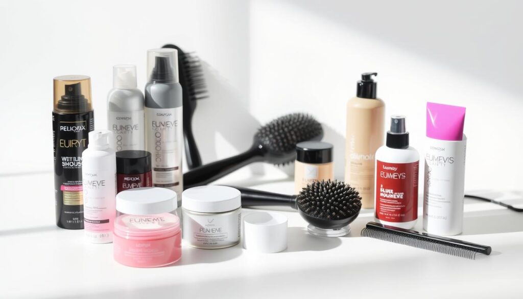 styling products for volumizing hair