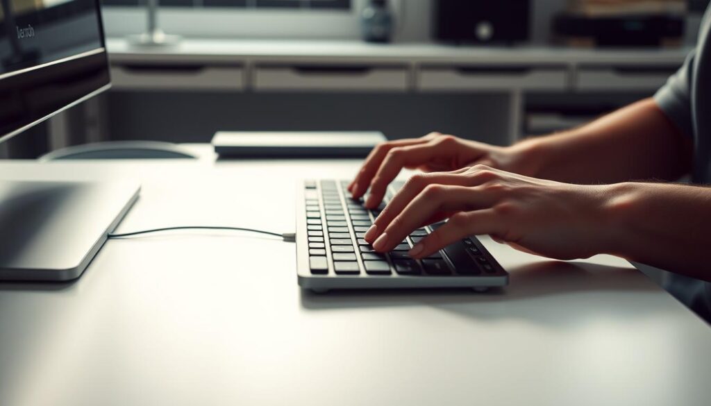 touch typing