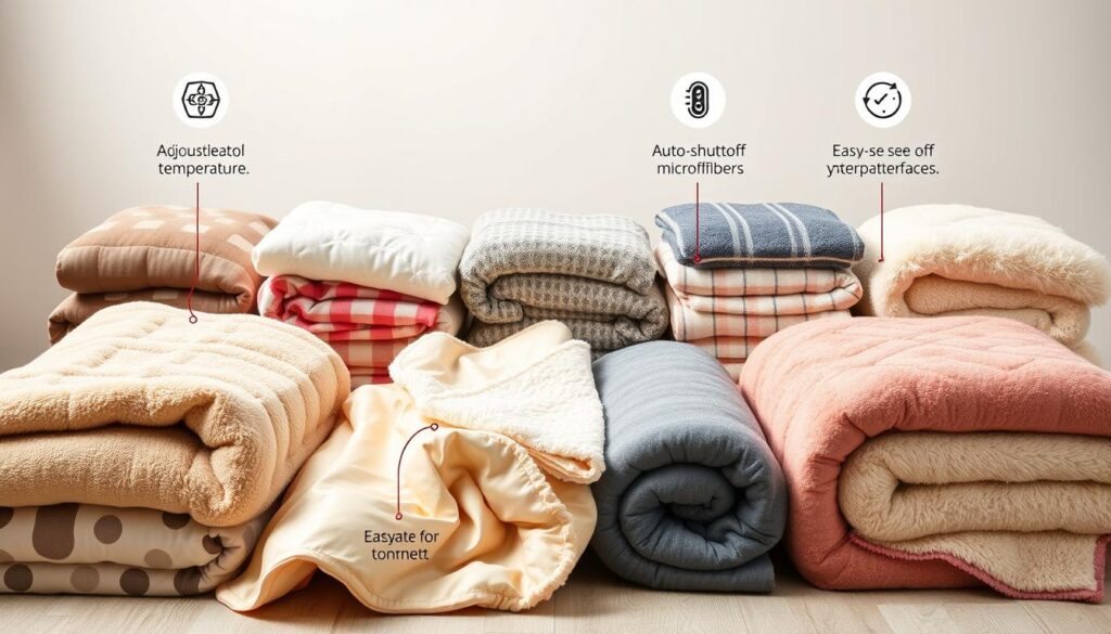 types of electric blankets