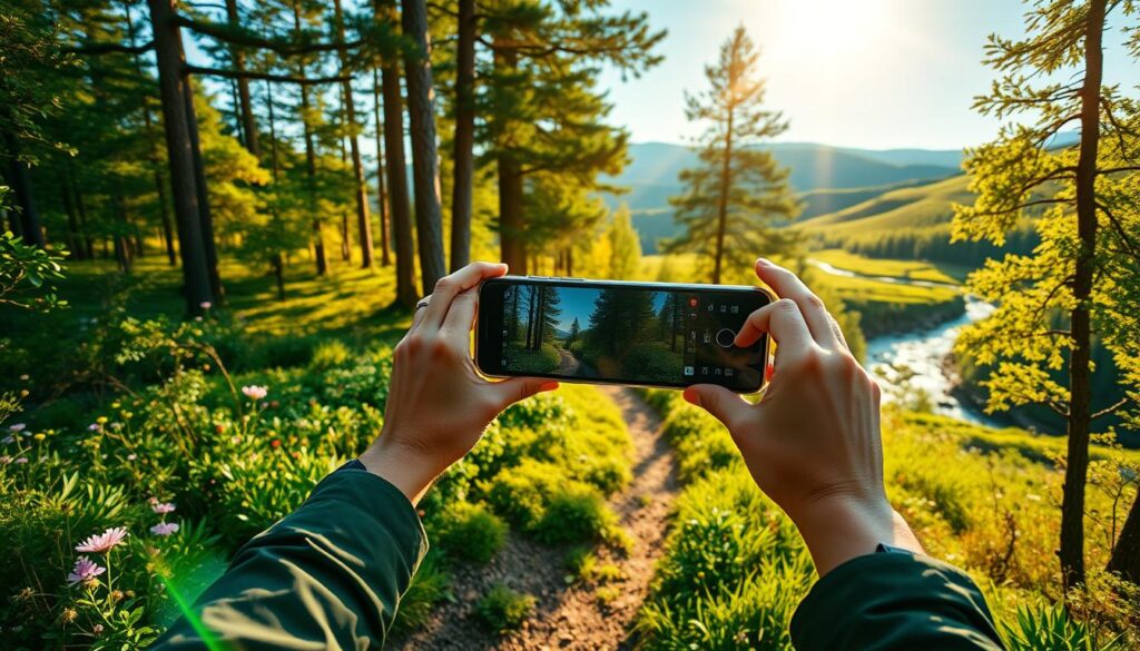 using technology on nature walks using technology on nature walks